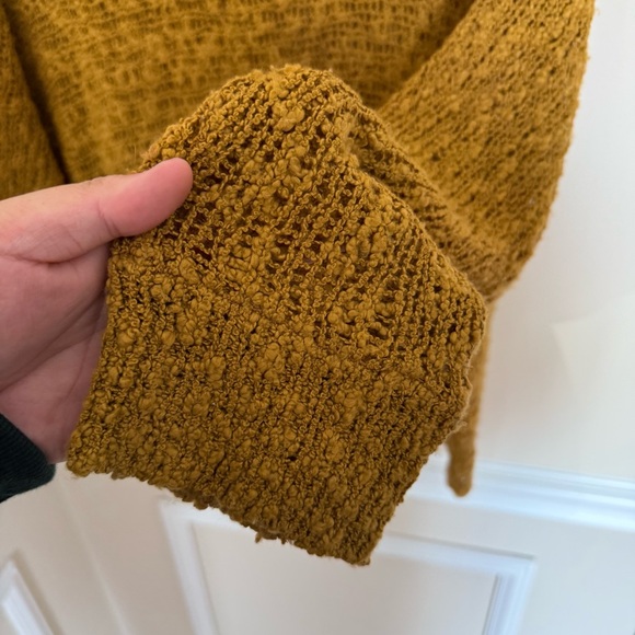 Amber Colored 419 SoHo Pullover by Island Tribe Knits Boho Swim Coverup Sz Large - Picture 4 of 9